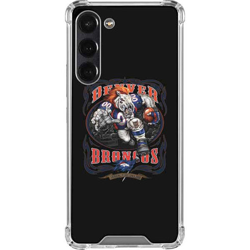 Liquid Blue NFL Denver Broncos Running Back Galaxy S24 FE Clear Case