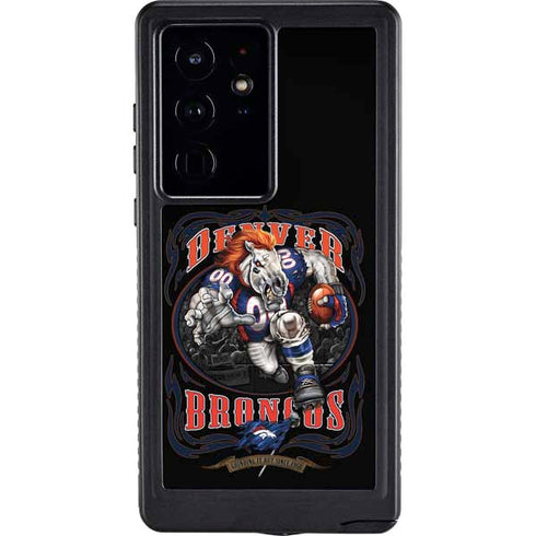 Liquid Blue NFL Denver Broncos Running Back Galaxy S24 Ultra Waterproof Case