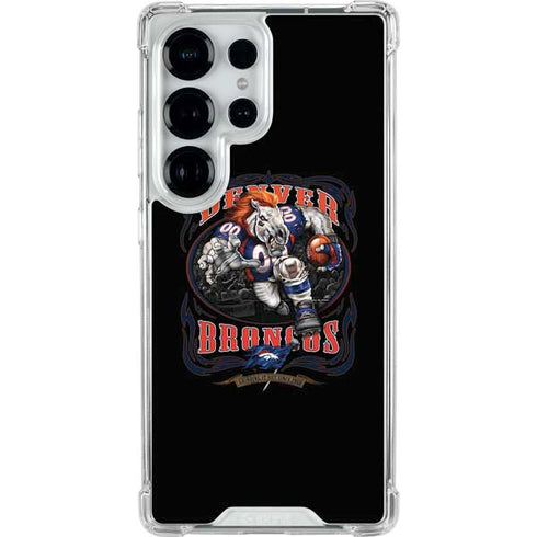 Liquid Blue NFL Denver Broncos Running Back Galaxy S25 Ultra Clear Case
