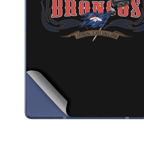 Liquid Blue NFL Denver Broncos Running Back Galaxy Z Fold6 Skin