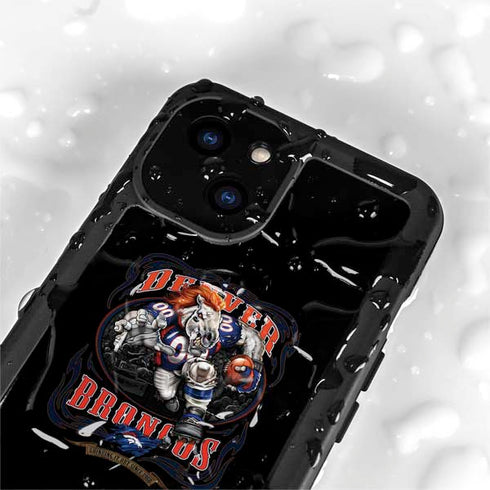Liquid Blue NFL Denver Broncos Running Back iPhone 15 Plus Waterproof Case