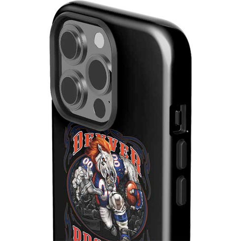 Liquid Blue NFL Denver Broncos Running Back iPhone 15 Pro Impact Case