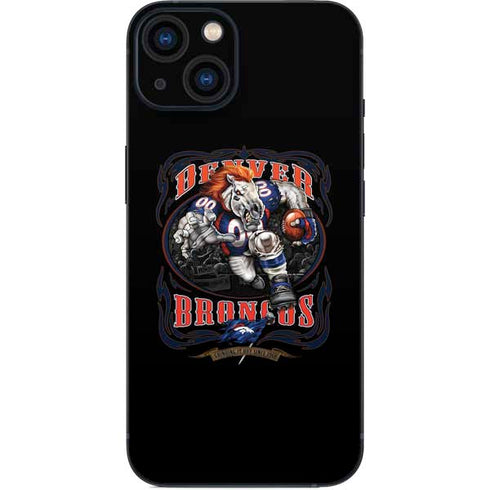 Liquid Blue NFL Denver Broncos Running Back iPhone 15 Skin