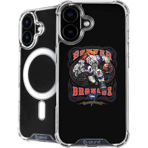 Liquid Blue NFL Denver Broncos Running Back iPhone 16 MagSafe Case