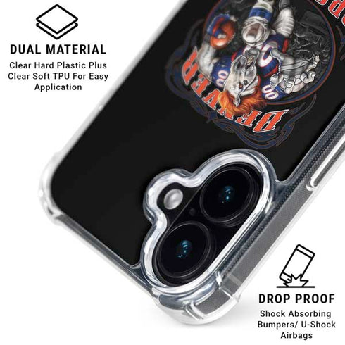 Liquid Blue NFL Denver Broncos Running Back iPhone 16 MagSafe Case