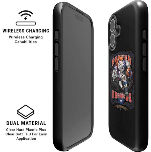 Liquid Blue NFL Denver Broncos Running Back iPhone 16 Magsafe Impact Case