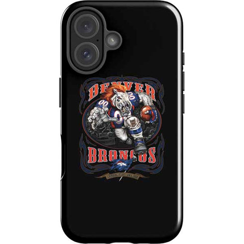 Liquid Blue NFL Denver Broncos Running Back iPhone 16 Plus Impact Case