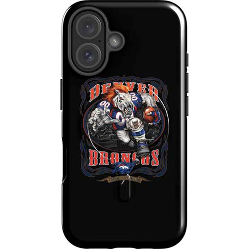 Liquid Blue NFL Denver Broncos Running Back iPhone 16 Plus Magsafe Impact Case