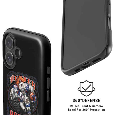 Liquid Blue NFL Denver Broncos Running Back iPhone 16 Plus Magsafe Impact Case