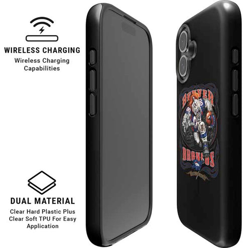 Liquid Blue NFL Denver Broncos Running Back iPhone 16 Plus Magsafe Impact Case