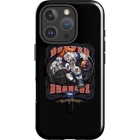 Liquid Blue NFL Denver Broncos Running Back iPhone 16 Pro Magsafe Impact Case