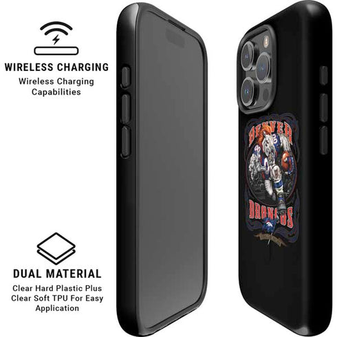 Liquid Blue NFL Denver Broncos Running Back iPhone 16 Pro Magsafe Impact Case