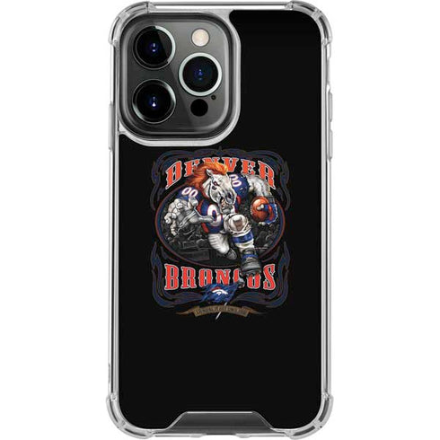 Liquid Blue NFL Denver Broncos Running Back iPhone 16 Pro Max Clear Case