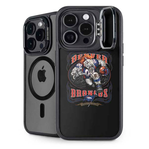 Liquid Blue NFL Denver Broncos Running Back iPhone 16 Pro Max Kickstand Case