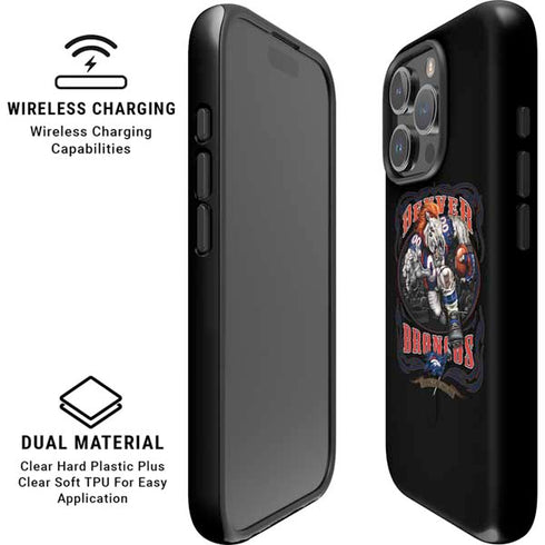 Liquid Blue NFL Denver Broncos Running Back iPhone 16 Pro Max Magsafe Impact Case