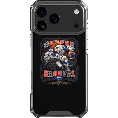 Liquid Blue NFL Denver Broncos Running Back iPhone 18 Pro Max Clear Case