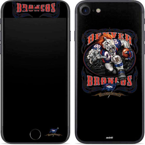 Liquid Blue NFL Denver Broncos Running Back iPhone 8 Skin