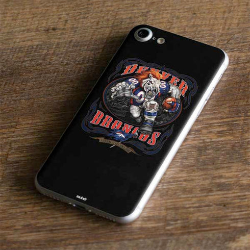 Liquid Blue NFL Denver Broncos Running Back iPhone 8 Skin