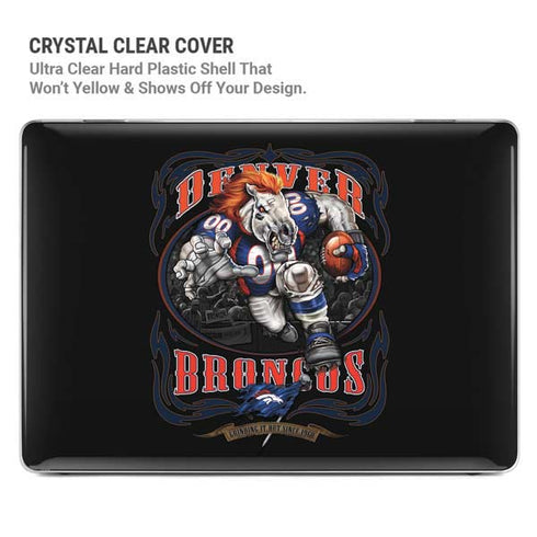 Liquid Blue NFL Denver Broncos Running Back MacBook Pro 14in (2021-24) Case plus Skin