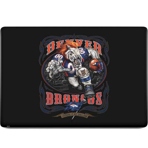 Liquid Blue NFL Denver Broncos Running Back MacBook Skins