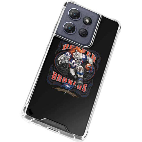Liquid Blue NFL Denver Broncos Running Back Moto G 5G (2025) Clear Case
