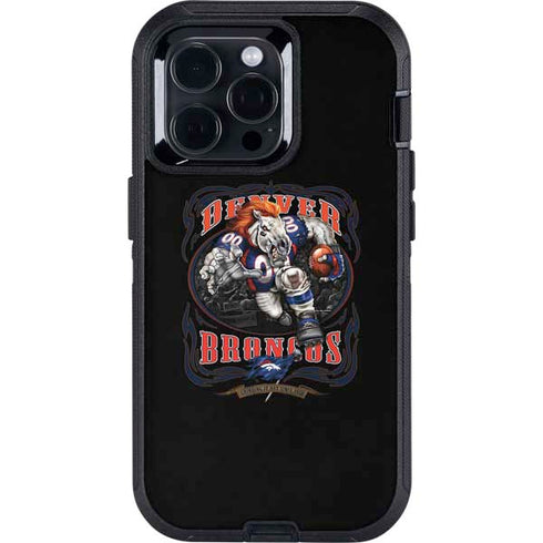 Liquid Blue NFL Denver Broncos Running Back Otterbox Defender iPhone Skin