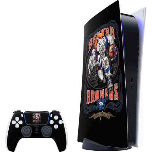 Liquid Blue NFL Denver Broncos Running Back PlayStation PS5 Skins