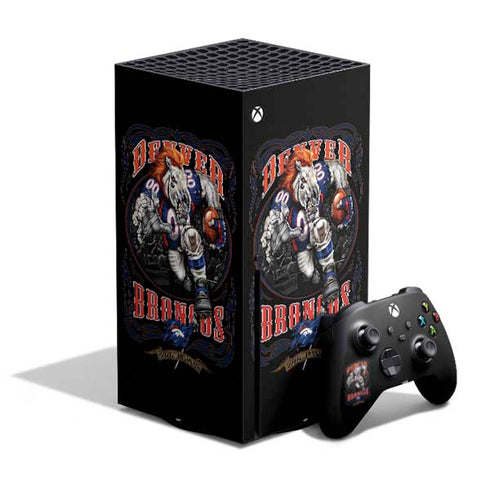 Liquid Blue NFL Denver Broncos Running Back Xbox Series X Skins