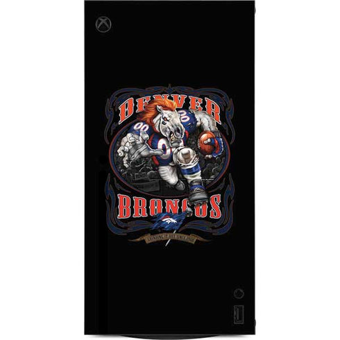 Liquid Blue NFL Denver Broncos Running Back XBox Series X Digital Edition Console Skin