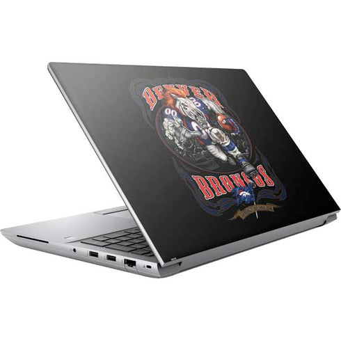 Liquid Blue NFL Denver Broncos Running Back HP ZBook Fury 16 G10 Skin
