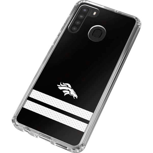 NFL Denver Broncos Shutout Galaxy A21 Clear Case