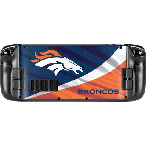 NFL Denver Broncos Steam Deck Handheld Gaming Computer OLED Skin