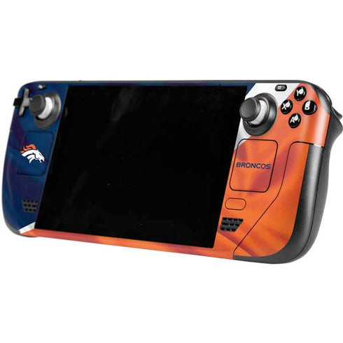 NFL Denver Broncos Steam Deck Handheld Gaming Computer Skin