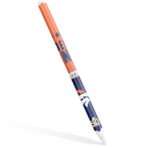 NFL Denver Broncos Super Bowl 50 Champions Apple Pencil (2nd Gen 2019) Skin