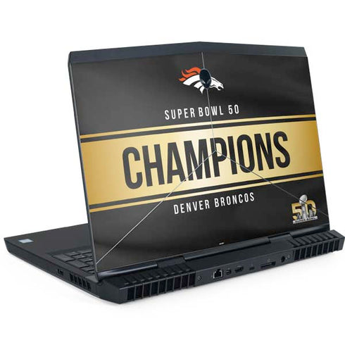 NFL Denver Broncos Super Bowl 50 Champions Black Dell Alienware Skin