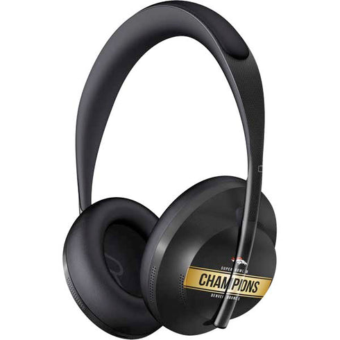 NFL Denver Broncos Super Bowl 50 Champions Black Bose Noise Cancelling Headphones 700 Skin