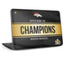 NFL Denver Broncos Super Bowl 50 Champions Black HP Chromebook Skin