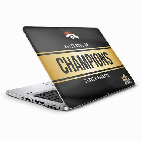 NFL Denver Broncos Super Bowl 50 Champions Black HP Elitebook Skin
