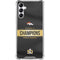 NFL Denver Broncos Super Bowl 50 Champions Black Gabb Phone 4 Clear Case