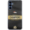 NFL Denver Broncos Super Bowl 50 Champions Black Galaxy A55 5G Clear Case