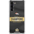 NFL Denver Broncos Super Bowl 50 Champions Black Galaxy S24 FE Clear Case