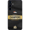 NFL Denver Broncos Super Bowl 50 Champions Black Galaxy S24 Skin