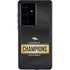 NFL Denver Broncos Super Bowl 50 Champions Black Galaxy S24 Ultra Waterproof Case