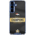 NFL Denver Broncos Super Bowl 50 Champions Black Galaxy S25 Plus Clear Case