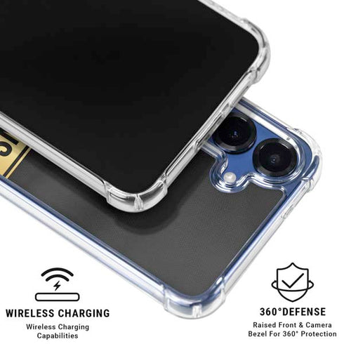NFL Denver Broncos Super Bowl 50 Champions Black Galaxy S25 Plus Clear Case