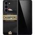 NFL Denver Broncos Super Bowl 50 Champions Black Galaxy Z Fold5 5G Skin