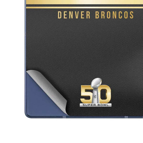 NFL Denver Broncos Super Bowl 50 Champions Black Galaxy Z Fold6 Skin