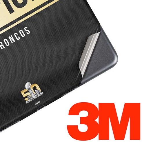 NFL Denver Broncos Super Bowl 50 Champions Black iPad Skins