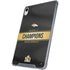NFL Denver Broncos Super Bowl 50 Champions Black iPad 11th Gen (2025) Clear Case