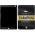 NFL Denver Broncos Super Bowl 50 Champions Black Apple iPad Skin